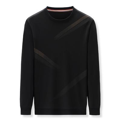 Winter Herren Rundhals Fleece Sweatshirt, Bequeme und Warme Äußere Sportliche Basisschicht