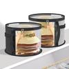 1 Pieza Organizador de Almacenamiento de Sombreros Plegable Portátil Transparente con Cremallera, Diseño de Ventana Frontal Grande, Lavable a Mano