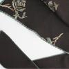 Elegant European Retro Rose Linen Triangle Scarf - Women's Versatile, Thin Neck Protection Style