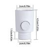 Portable Shower Valves Button Type 1/2Inch Water Flows Control Valves for Easy Installion Designs Bidet Sprayer Use