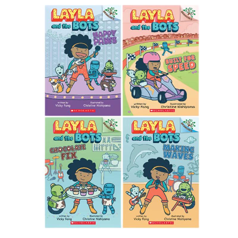 Layla and the Bots Scholastic Branches 4-Book Set