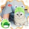 5 Pieces of Cat Hat, Cat Clothing, Rabbit Hat with Ears, Fun Banana Pineapple Cat Hat Suitable for Cats and Small Dogs, Kittens,