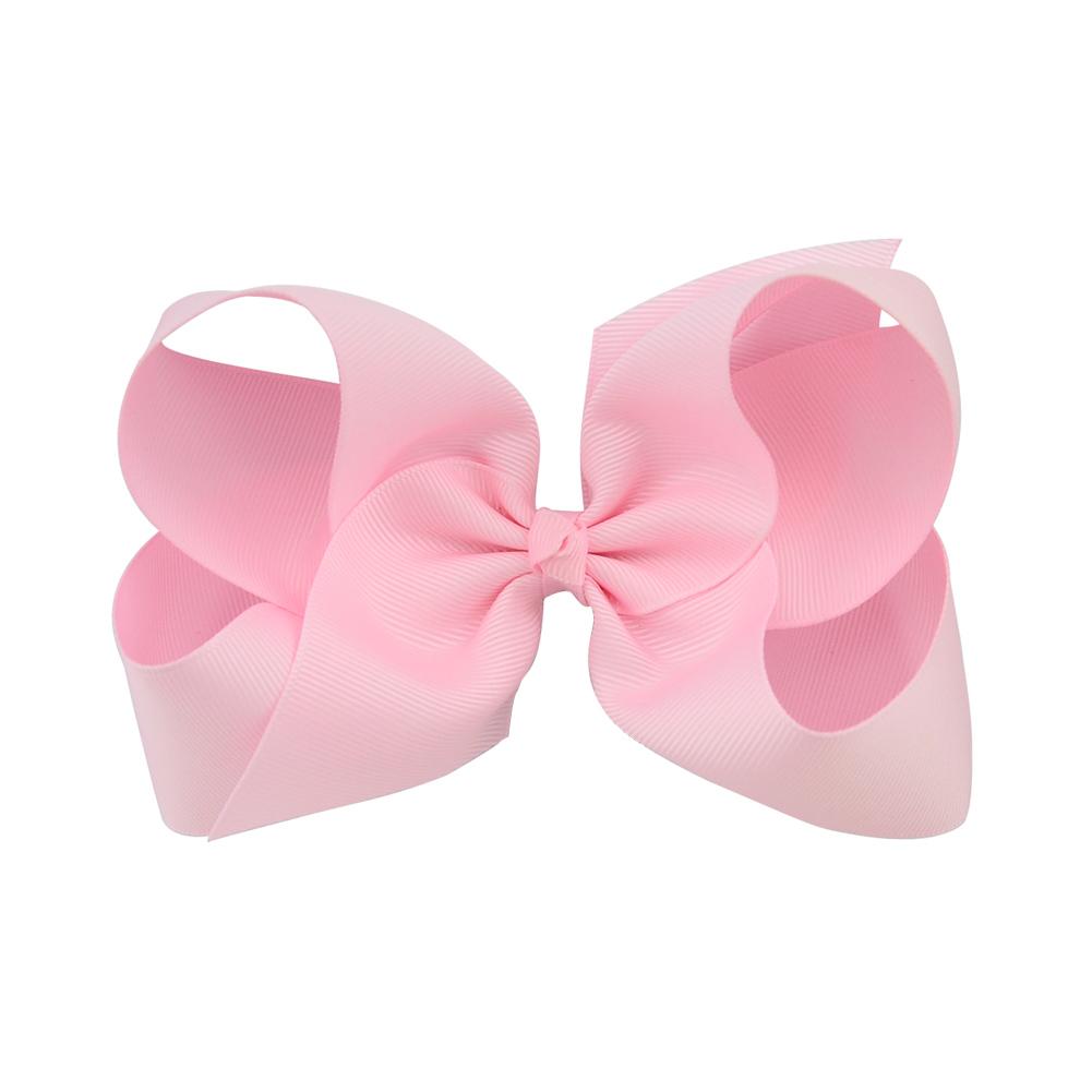 1Pc 40Colors 6'' Solid Colors Grosgrain Ribbon Hair Clips For Cute Girls Large Hairpins Boutique Barrettes Kids Hair Accessories