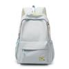 Schoolbag New Korean Version Small Fresh Solid Color Large Capacity Backpack Versatile Commuter Student Schoolbag Multi-functional Travel Backpack