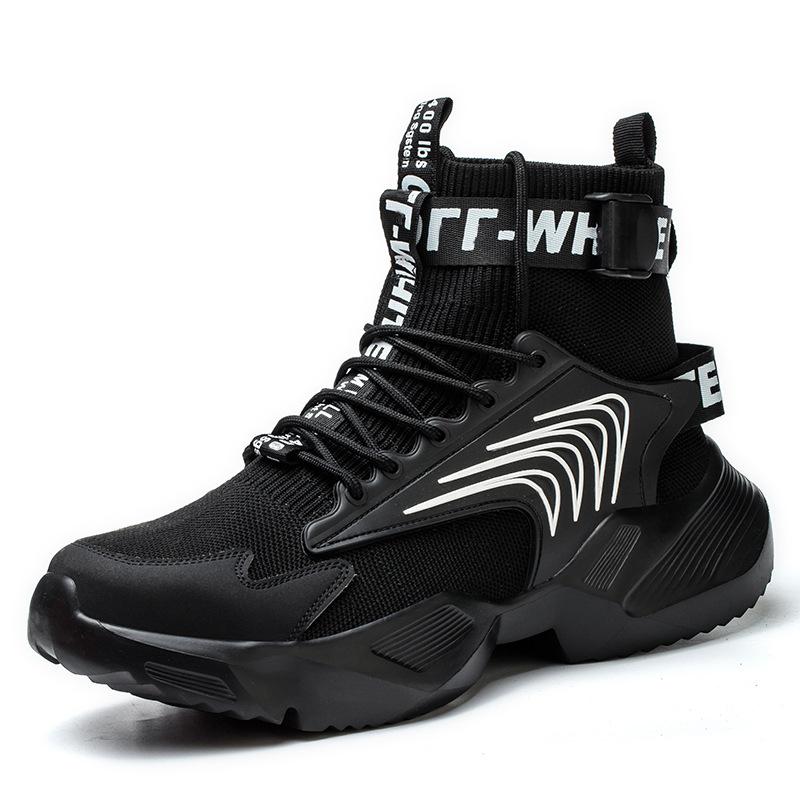 

Обувь для защиты труда для мужчин и женщин летом, дышащая, дезодорирующая, со стальным носком, износостойкая, безопасная обувь для работы 46