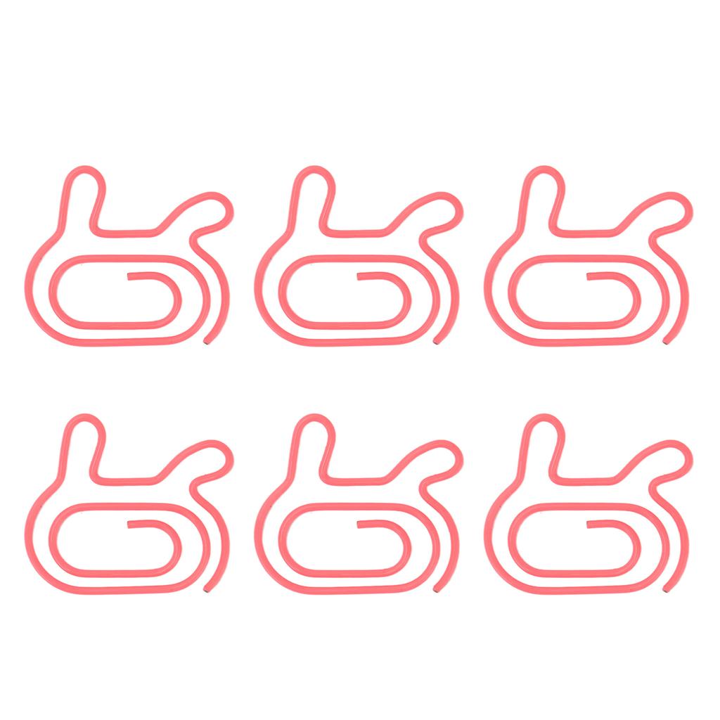 100pcs Paper Clips Increased Slip Resistance Rust Prevention Plating Process Exquisite Office Paper