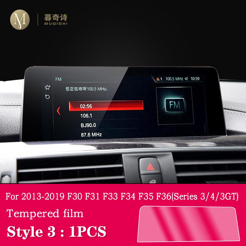 For BMW F30 F31 F34 GT 2013-2018 Car Interior Carbon Fibre Film 5D PET Center Console Anti Scratch Resist Film Accessories Refit