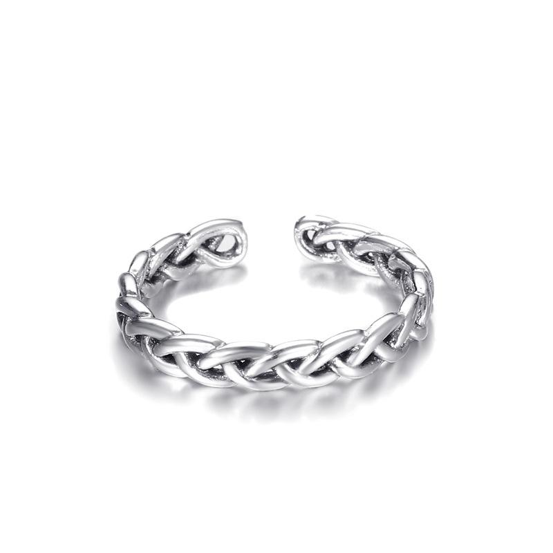 Opening Vintage Ring Female Simple Cold Wind Adjustable Index Finger Ring Small Fresh Personalized Finger Ring