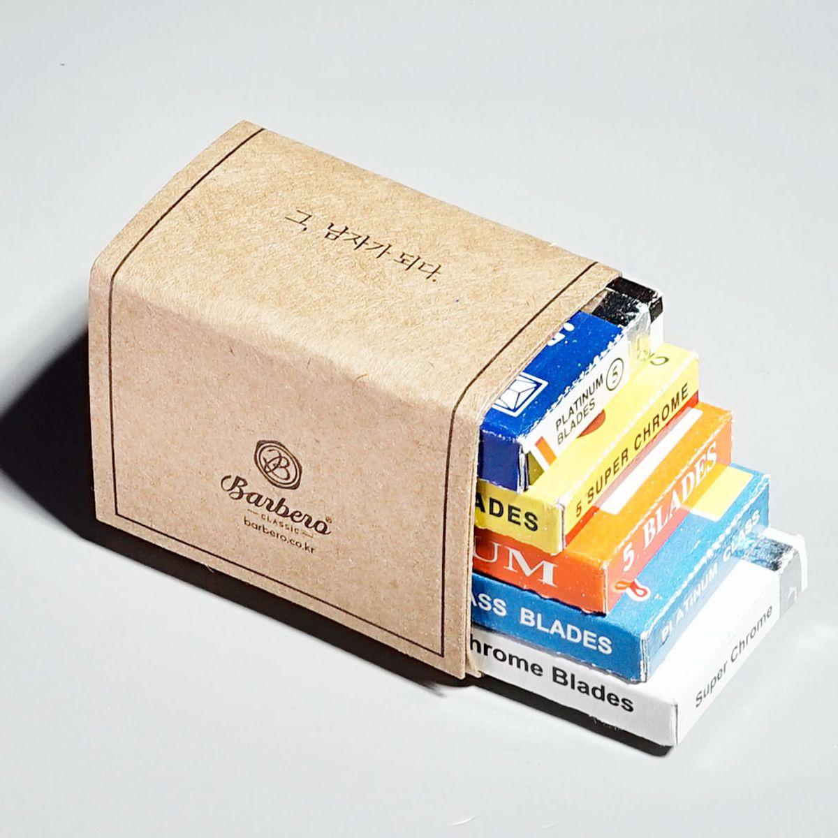 Premium razor blade set
