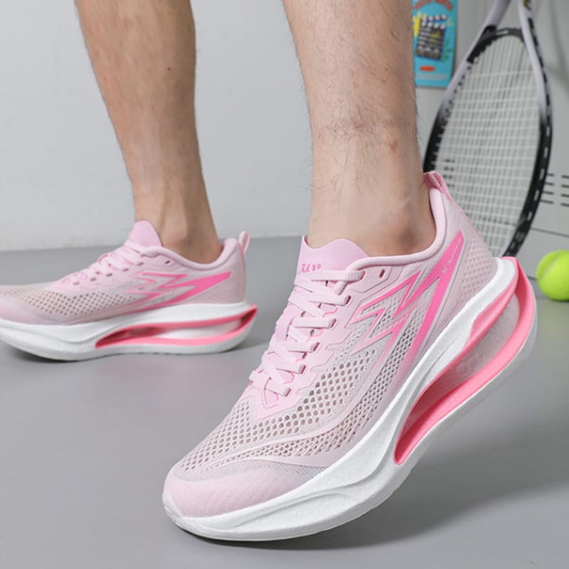 361 Carbon Levitating Collection Low Top Carbon Plate Sprint Running Shoes Unisex Pink 672522254F-3