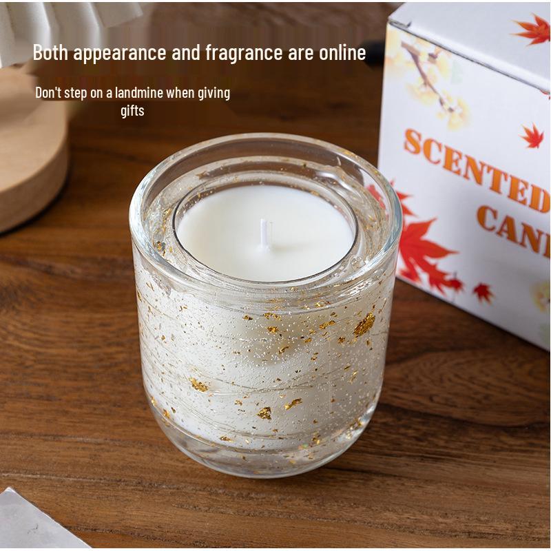 Scented LED Candle with Atmosphere Light – Perfect for Birthdays & Valentine's Gifts