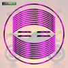 For Z300 Z 300 Motorcycle Accessories 17 Inch Front and Rear Wheel Decals Hub Modified Reflective Wheel Rim Sticker Decoration