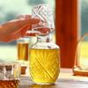 With Cup Glass Water Bottle Transparent Cold Pitcher Household Water Jug  Afternoon Tea
