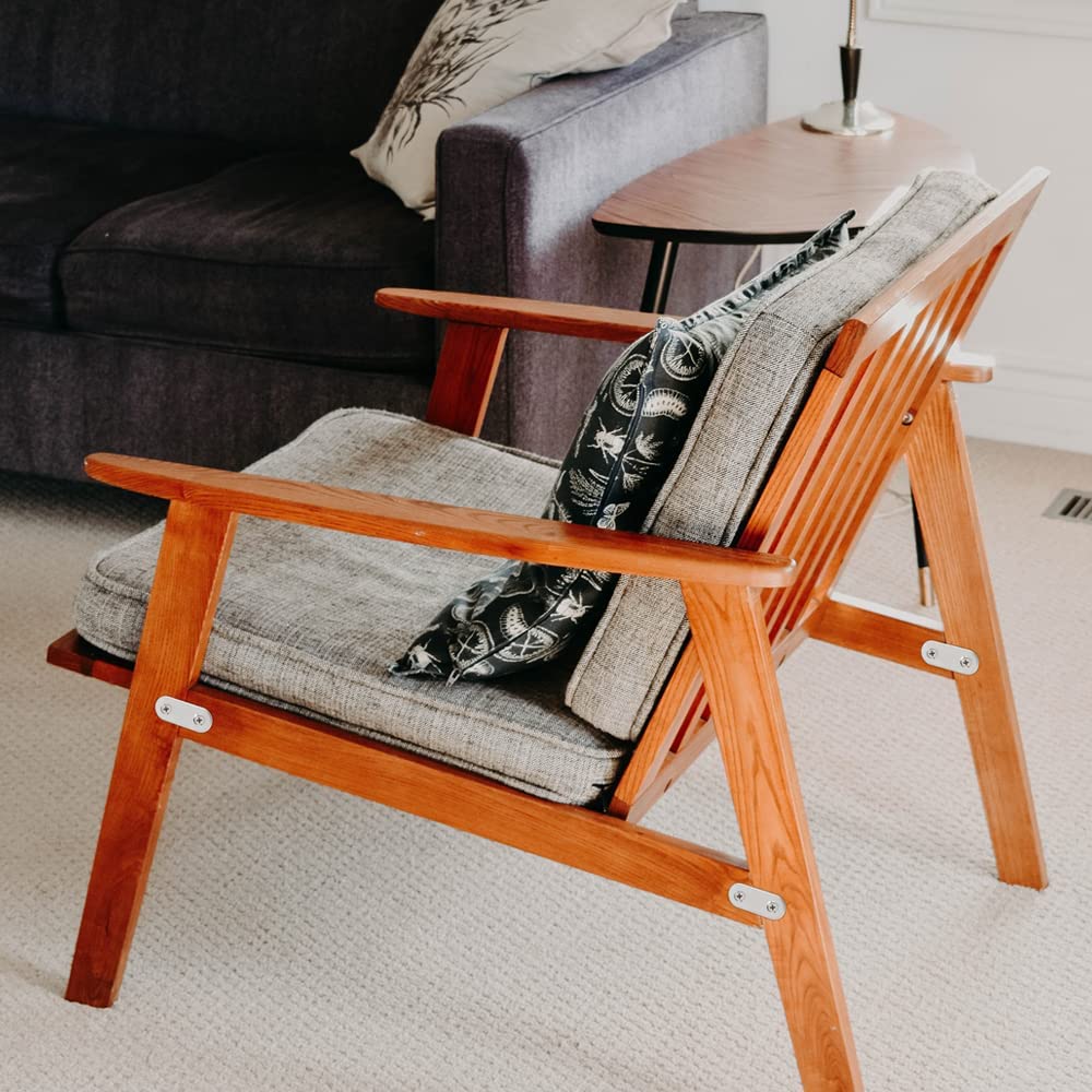 LOYELEY Joint Fittings, Flat Furniture Fixing, Shelf Bracket, I-Shaped Bracket, Stainless Steel I-Shaped Bracket,