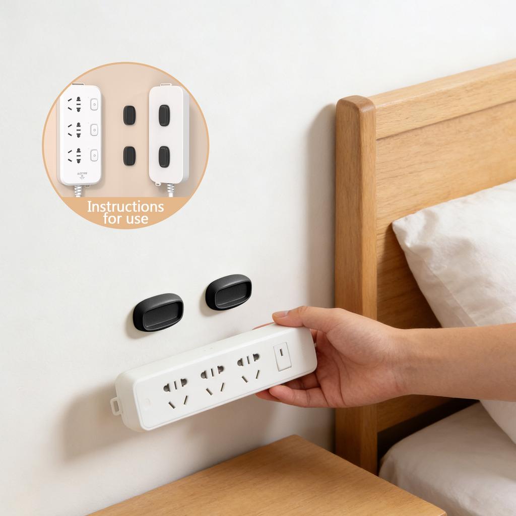 Silicone Magnetic Remote Control Holder, Counts Wall Mounted Self-adhesive Tv Remote Holder, Key Hooks For Storage, Home Organizer