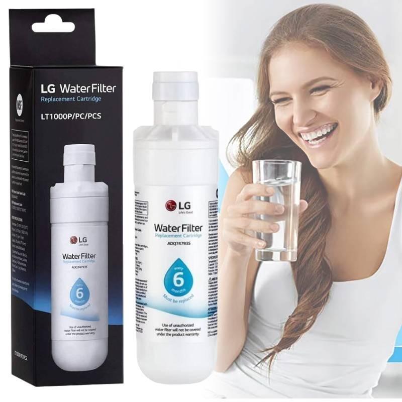 Lt1000p Vodní filtr do chladničky Vysoká kapacita 200 galonů Bílý čistič