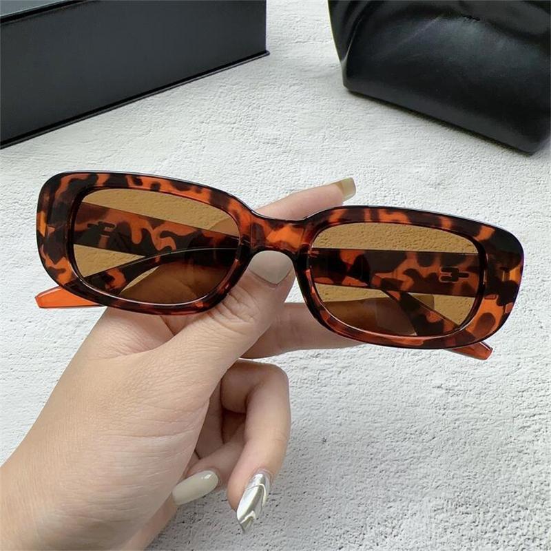 Classic Retro Small Rectangle Sunglasses Women Oval Vintage Square Sun Glasses For Women Shades Female Eyewear