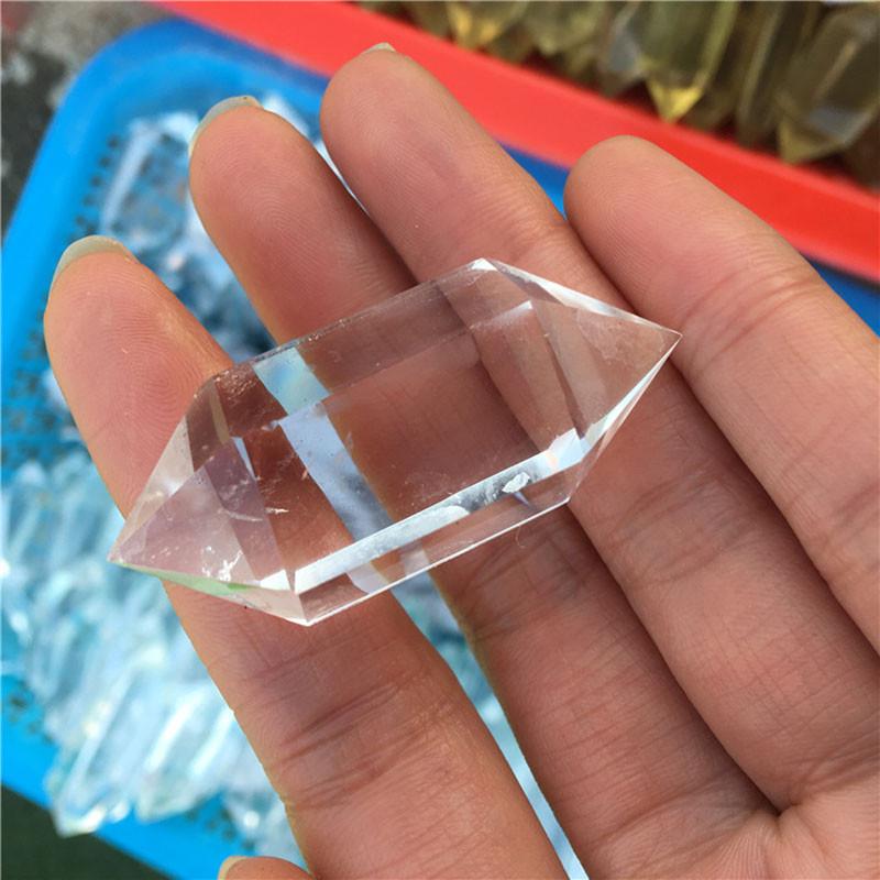 Stunning Natural Clear Point Quartz White Crystal Raw Stone Terminated Wand Specimen For Healing And Spiritual Growth