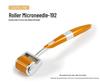 192-Needle Titanium Microneedle Facial Roller - Manual Massage Tool for Cross-Border Trade.