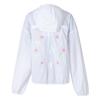 adidas Sports Casual Knitted Hooded Cardigan Kids Jackets White JL7540