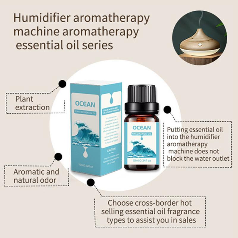 1/2Pcs 10ml Air Freshener Car Perfume Refill Essential Oils for Aroma Diffuser Fragrance Humidifier Essential Oil Freshener
