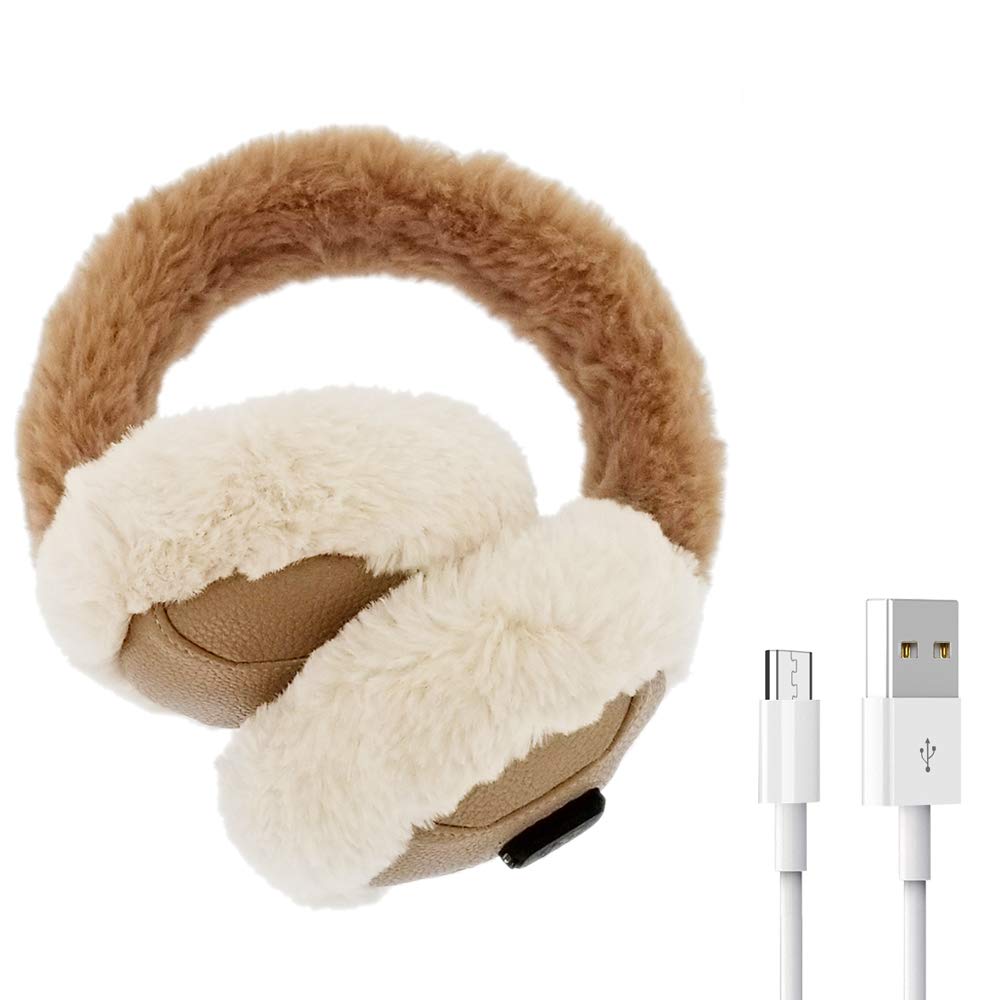 

[Aroma Season] Электрические наушники с подогревом, Зимние грелки для ушей для холодной погоды, Складные накладки на уши, Наушники для холодной погоды