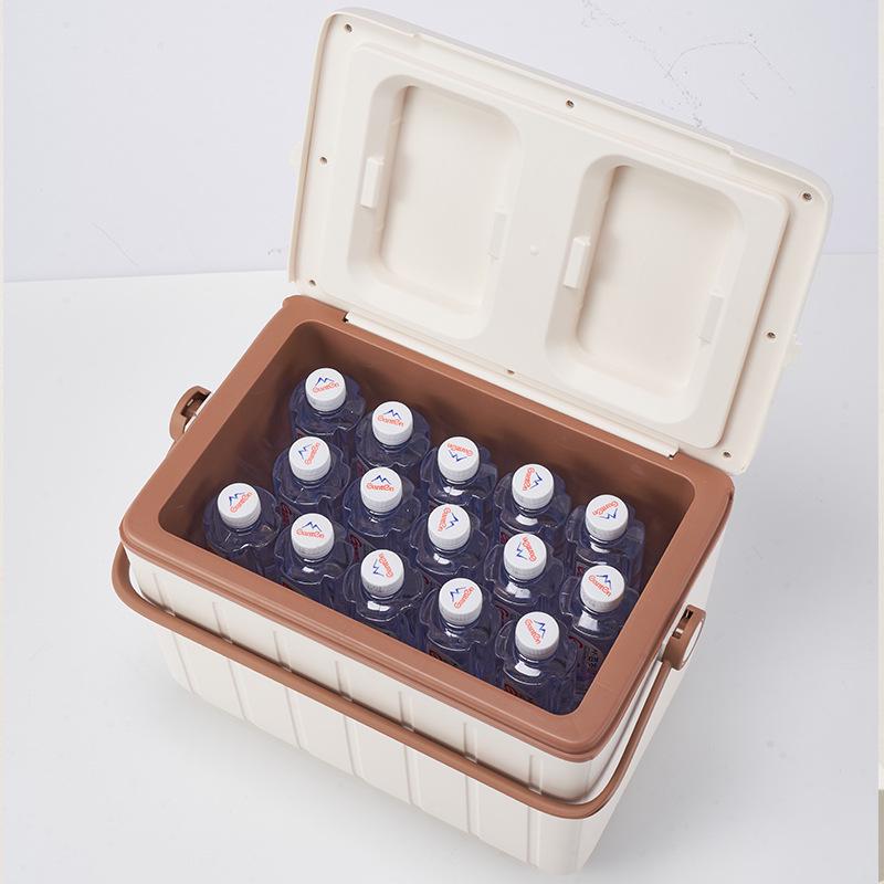 Portable Outdoor Insulated Refrigerated Box Set (6L + 18L) - Ideal for Camping, Food Festivals, Gifts, and Dragon Boat Festival.