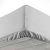 Drap Housse - Oscar - 90 x 190 cm - Microfibre - Gris Clair - Uni