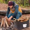 Extra Large Felt Firewood Basket Collapsible Large Capacity Firewood Storage Bin with Handles Heavy Duty Clothes Storage Basket