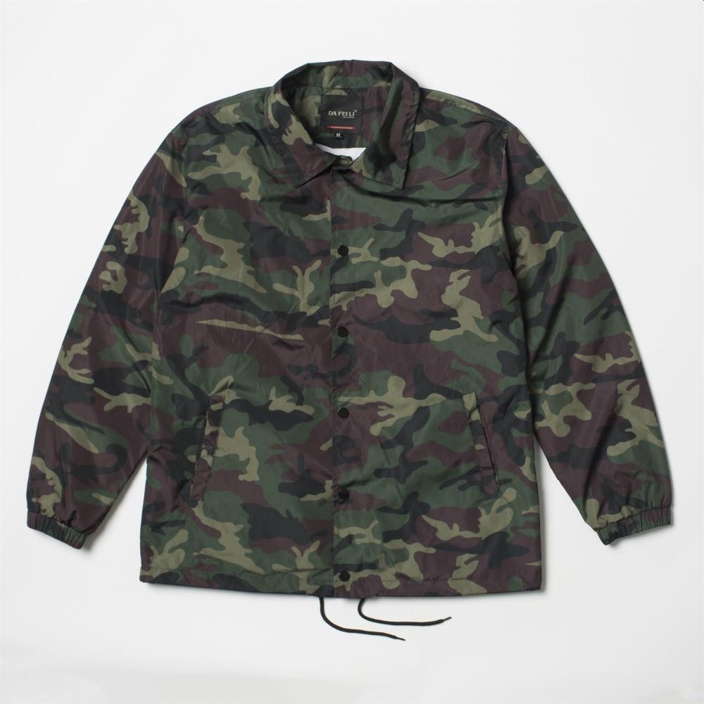 Windbreaker Jackets Nike Sb Camo Coach Jacket Nylon Hip Hop