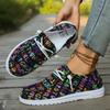 Women Outdoor Sneakers 2024 Autumn Winter New Printed Casual Warm Sneakers Women Flat Cotton Designer Shoes Zapatos De Mujer