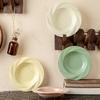 Light Luxury Solid Color Ceramic Plate High End Restaurant Pasta Plates Household Afternoon Tea Cake Dessert Plate Tableware