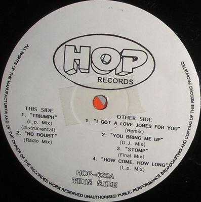 12inch Record UNKNOWN ARTIST  Untitled HOP020 Hop Records Non Japan Dance  Electronica Used