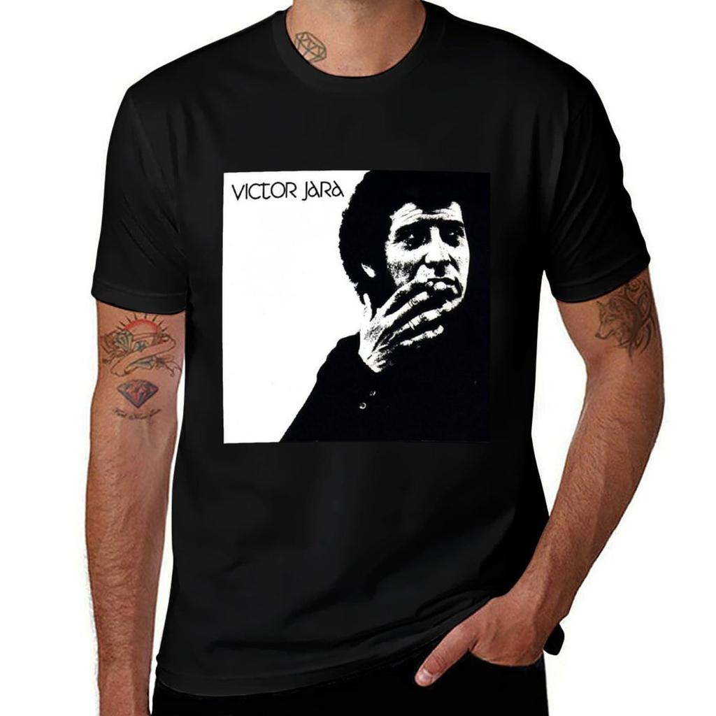 Porträt von Victor Jara T-Shirt Neuheit Druck Lässiges T-Shirt