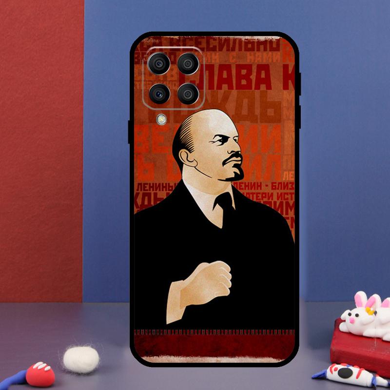 Lenin Soviet Union Flag For Samsung Galaxy M31 M51 M33 M13 M23 M53 M15 M55 M14 M34 M54 M20 M30s M32 M52 Phone Case