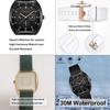 Square Silicone Big Brand Gift for High School Black Women's Wristwatch, Waterproof, Sporty, Cute, Simple, Stylish, Casual, Face, Name, Students,