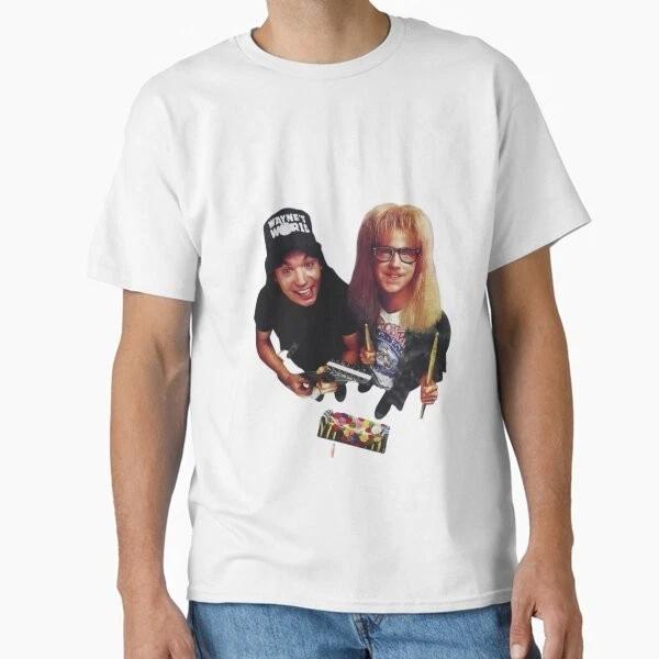 Waynes World Classic Tshirt Made In Usaaus Tshirt S2xl S