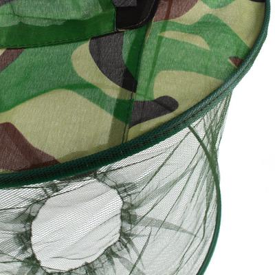 Midge Mosquito Insect Hat Mesh Fishing   Hd Net Face Protector Camouflage Camping Kit