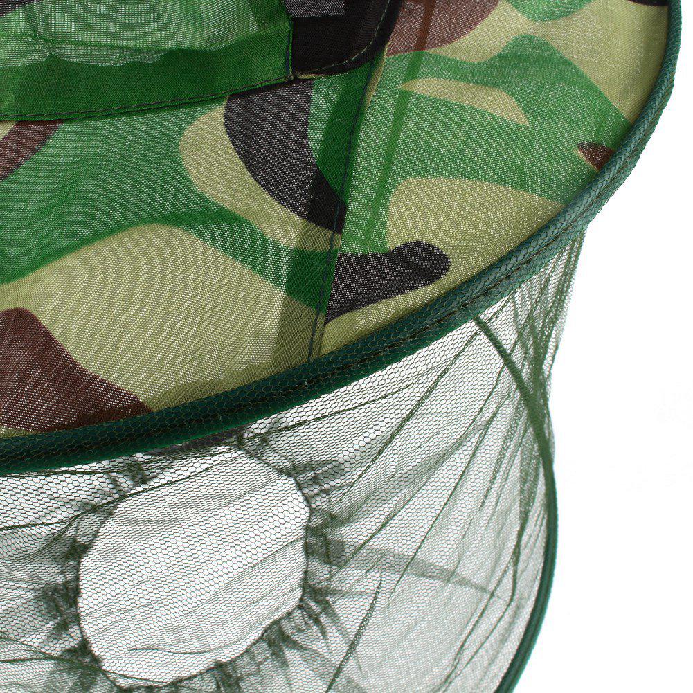 Midge Mosquito Insect Hat Mesh Fishing   Hd Net Face Protector Camouflage Camping Kit