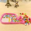 Color Random Novelty Student Supplies New Christmas Style Animal Cartoon Shape Rubber Pencil Eraser