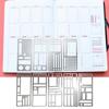 Pack Of 9 Paper Planner Templates Cover Smooth Writing Surfaces For All Pen Types