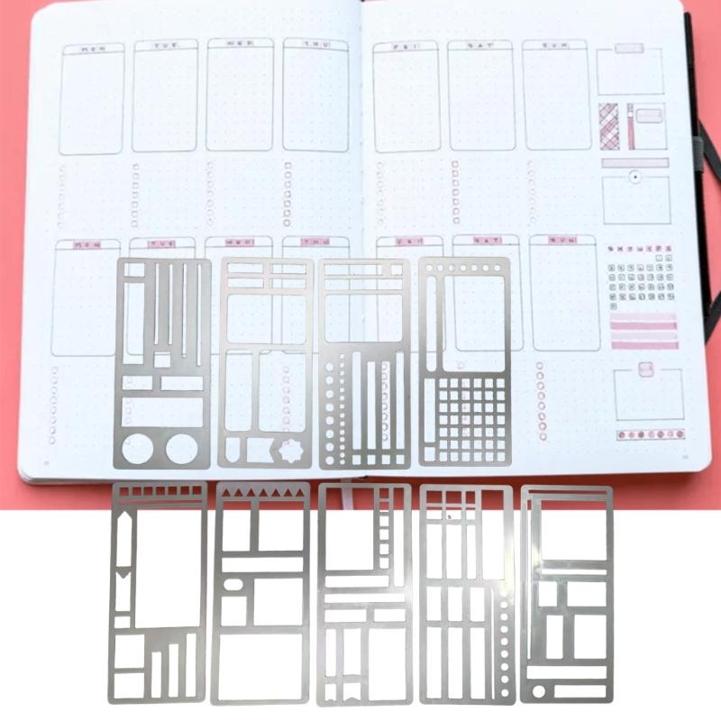 Pack Of 9 Paper Planner Templates Cover Smooth Writing Surfaces For All Pen Types