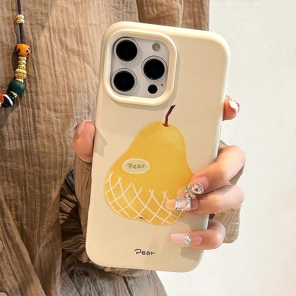 Applicable To IPhone16 Apple Phone Case 17promax Niche Pineapple 1314 Small Fresh 15 Silicone