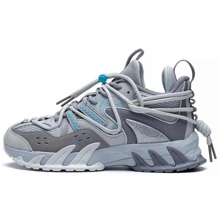 

Li Ning Casual Shoes Men s Low top Coin Gray/Frost Gray ARDS017-1 41