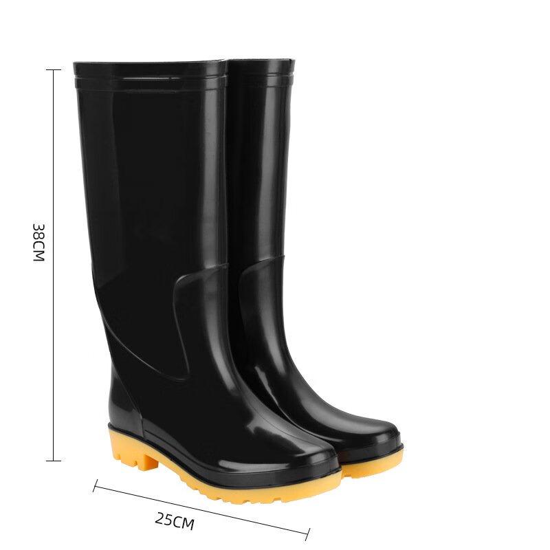 DAXTE Men s Anti-Slip Fleece-Lined Work Rain Boots 39-44