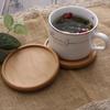 Japanese Tea Ceremony Wooden Coasters - Beech & Walnut Insulation Mats