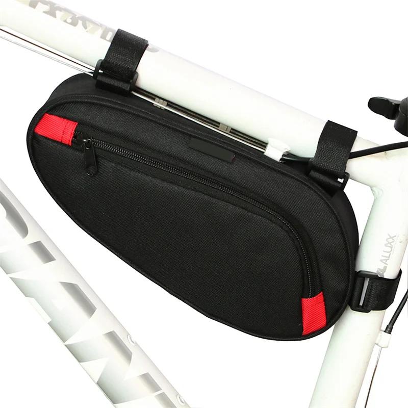 

Bicycle Bike Bag Waterproof Cycling Versatile Durable Bag Outdoor Sport Triangle Pouch Frame Front Holder Bicycle Accessories чёрный
