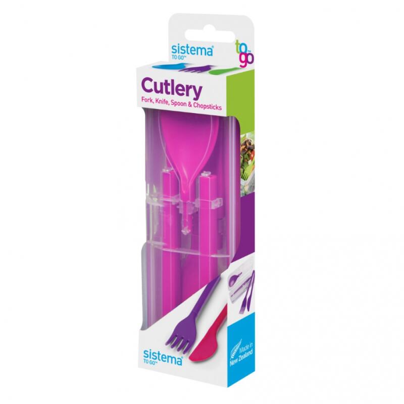 

[sistema] Togo Cutlery Set (Pink)