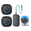 Wireless A6 Doorbell with Emergency Wristband and Lanyard - Long-Range European/American Standard