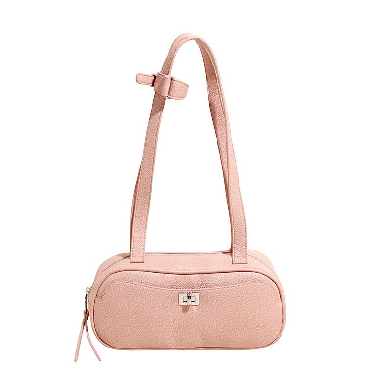 2025 Summer Niche Shoulder Bag Fashion Commuter Handbag Korean Simple Casual Underarm Bag Women's Bag
